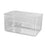 Open Top Transparent Tissue Box Holder Wall Mounted Square Container Kitchen Toilet Paper Dispenser Napkins Wet Wipes Storage Case - 2