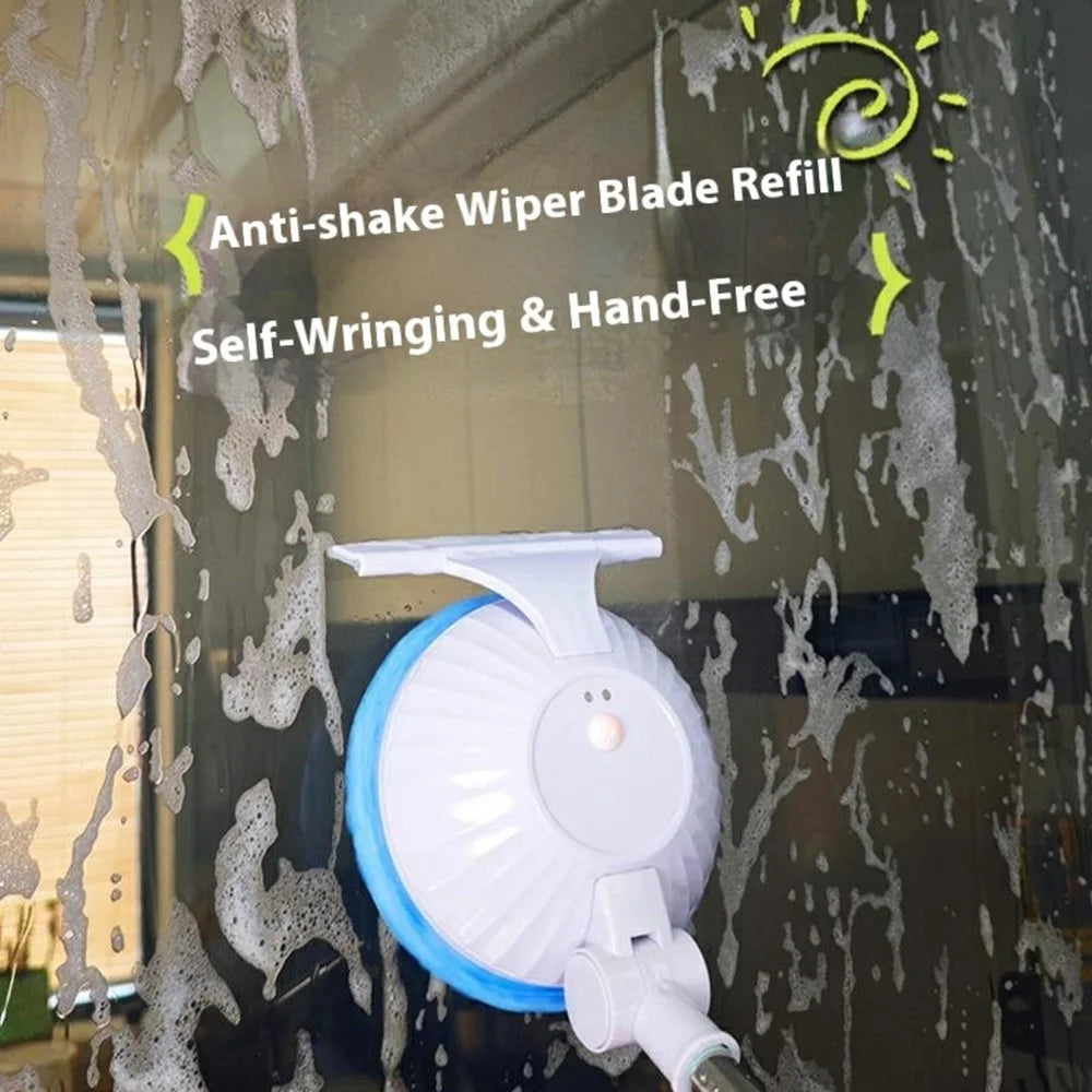 WV-881 Electric Window Cleaner Wireless Remote Control Mop Floor Cleaning Machine for Home - Green - 4