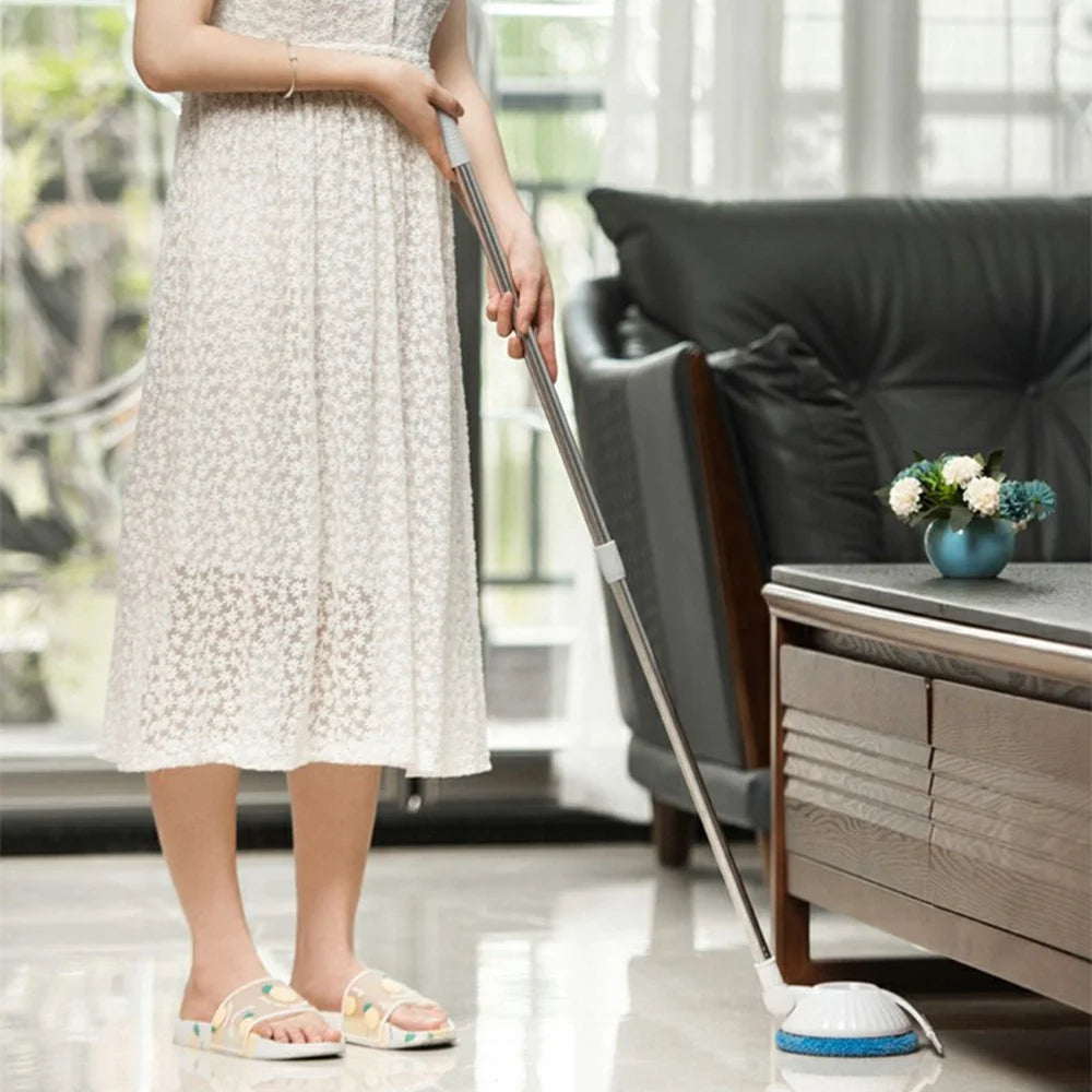 WV-881 Electric Window Cleaner Wireless Remote Control Mop Floor Cleaning Machine for Home - Green - 6