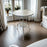 Round Side Table White Ceramic Top Thickened Iron Frame 3 Legs Sofa End Table for Living Room / Bedroom / Shop Decor - 4