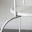 Round Side Table White Ceramic Top Thickened Iron Frame 3 Legs Sofa End Table for Living Room / Bedroom / Shop Decor - 6