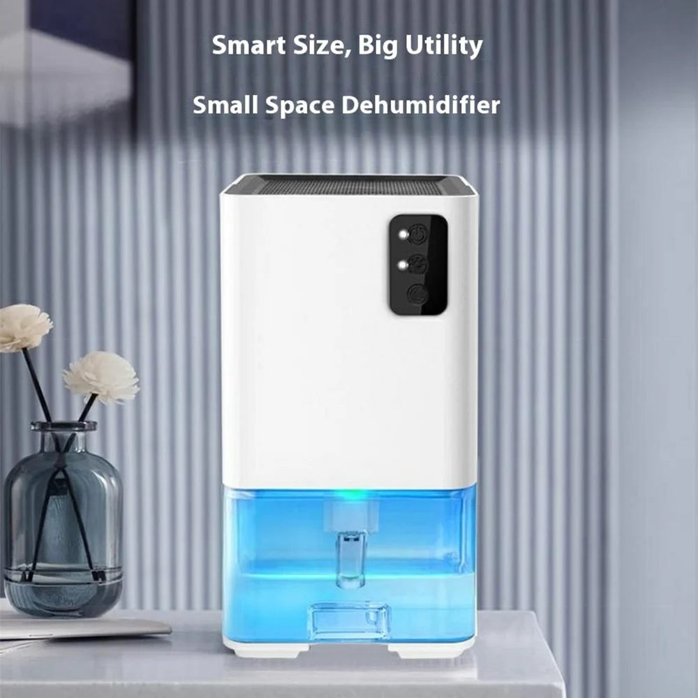0818-1 1200ml Water Tank Semiconductor Dehumidifier for Home Silent Smart Moisture Remover - UK Plug - 3
