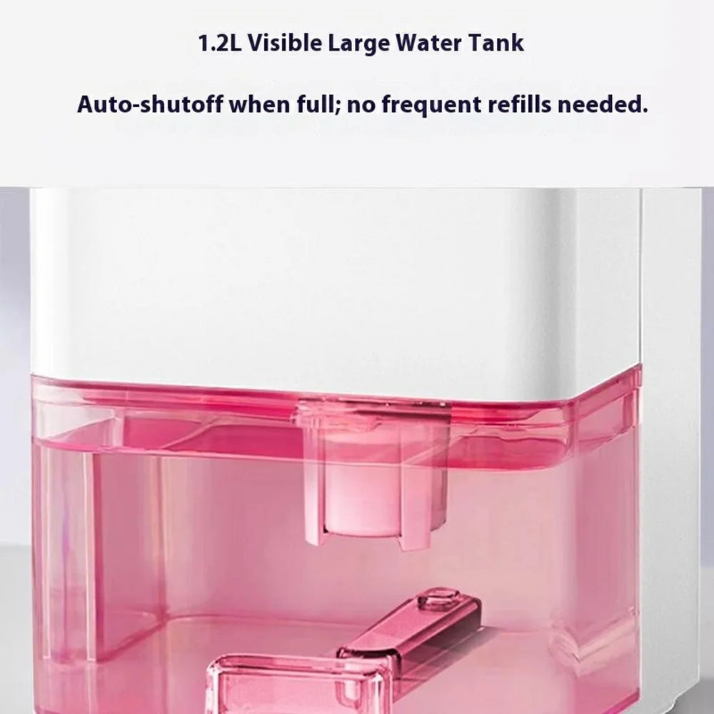 0818-1 1200ml Water Tank Semiconductor Dehumidifier for Home Silent Smart Moisture Remover - UK Plug - 4