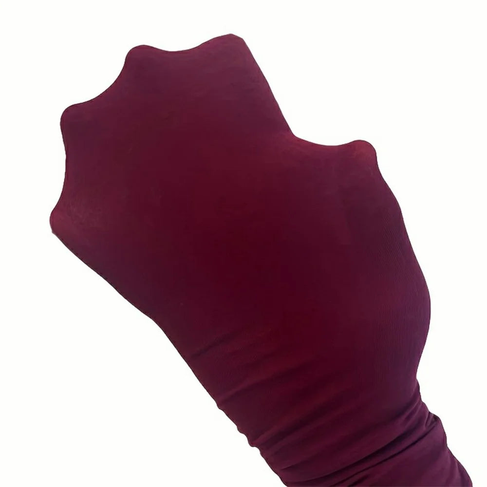 Lengthened 80D Pantyhose for Spring Summer Seamless Velvet Footed Tights Anti Slip High Waist Leggings - Angola Red - 5