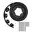 Garden Landscape Edging Length: 10m, 3.8cm x5cm Lawn Edging Border L-Shaped Barrier with 30PCS Stakes - Black - 2