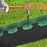 Garden Landscape Edging Length: 10m, 6cm x5cm Lawn Edging Border L-Shaped Barrier with 30PCS Stakes - Green - 2