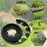 Garden Landscape Edging Length: 10m, 10cm x5cm Lawn Edging Border L-Shaped Barrier with 30PCS Stakes - Black - 2
