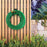 Space Saving Heavy Duty Wall Mounted Garage Storage Hanger for Garden Hose  /  Power Cord  /  Yard Tools Organizer - Black - 6