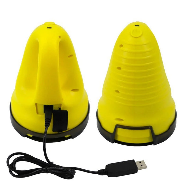 Electric Snow Scraper for Car Windshield Defroster Ice and Snow Remover Automotive Cleaning Tool - Yellow - 7