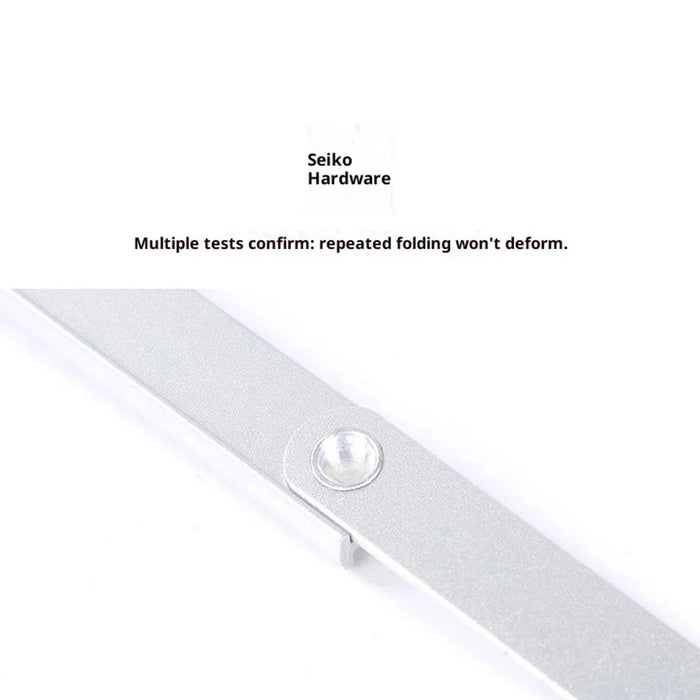 Ultralight Aluminum Alloy Foldable Hanger for Camping Travel Portable Magic Clothes Hanger - Silver - 5