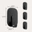 4Pcs No Trace Magnetic Hooks for Refrigerator Side Door Multipurpose Strong Magnet Hanger - Black - 6