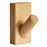 Wall Mounted Wooden Hook Space Saving Beech Wood Hanger for Entryway Coat Hat Rack - 1