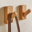 Wall Mounted Wooden Hook Space Saving Beech Wood Hanger for Entryway Coat Hat Rack - 2