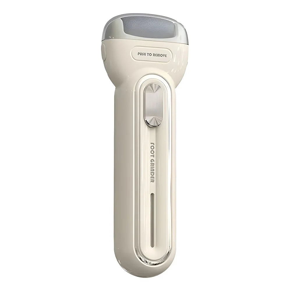 A18 Electric Foot Callus Remover Battery Powered Pedicure Tool Dead Skin File Foot Grinder for Home - Beige - 1