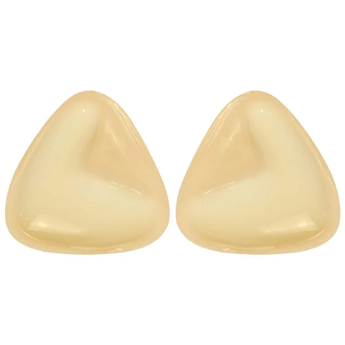 1 Pair Double Sided Adhesive Triangle Bra Inserts for Women Invisible Breathable Push Up Breast Pad - A - 1