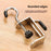 4Pcs Dual Hook Detachable Backpack Hanger for Desk Side Stainless Steel Clip On Hanging Organizer - 2