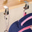 4Pcs Dual Hook Detachable Backpack Hanger for Desk Side Stainless Steel Clip On Hanging Organizer - 6