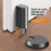 Non-magnetic Push Press Door Stopper Floor Mount Silent Buffer for Bathroom Bedroom Wall Protector - Black - 2