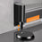 Non-magnetic Push Press Door Stopper Floor Mount Silent Buffer for Bathroom Bedroom Wall Protector - Black - 3