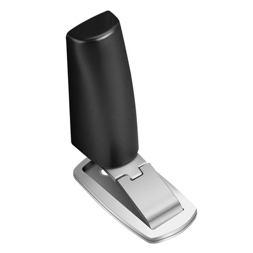 Magnetic Door Stopper No Drill Floor Mount Door Holder Bumper for Bedroom Bathroom - Black - 1