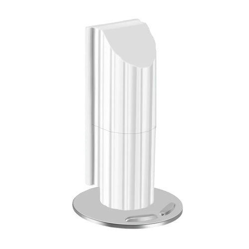 Invisible Magnetic Door Stopper for Bathroom Glass Door Ultra Thin No Drill Door Holder - White - 1
