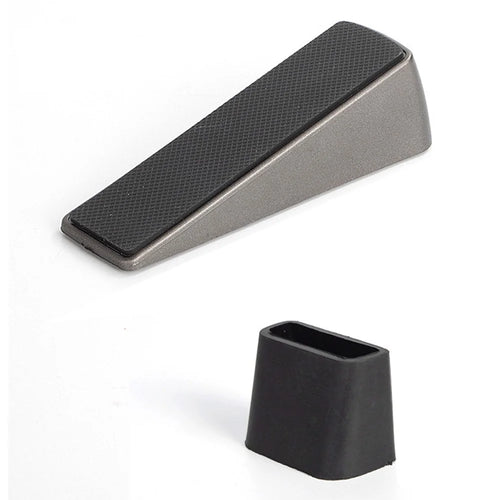 No Drilling Door Stopper for Home Hotel Door Stop Noise Reduction Anti Collision Door Wedge - Grey - 1