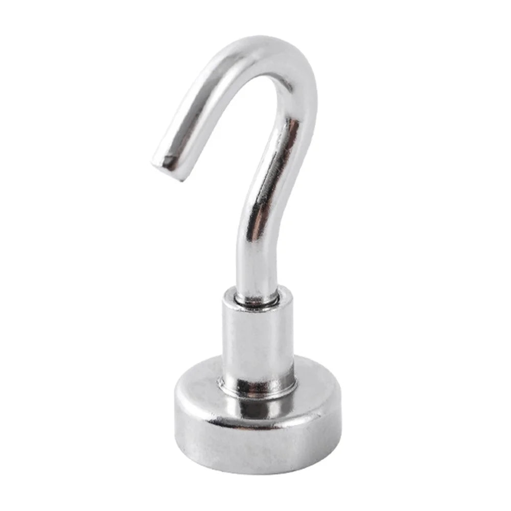 No Drilling Magnetic Hooks Hard Magnetic Hangers for Home Kitchen, Refrigerator, Office - 1