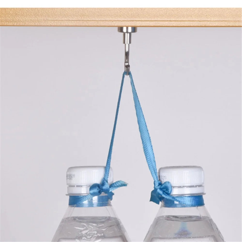No Drilling Magnetic Hooks Hard Magnetic Hangers for Home Kitchen, Refrigerator, Office - 6