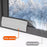 Window Sealing Strip Weather Stripping Tape Draft Stopper Insulation Self-Adhesive for Door / Window Gaps - White - 4