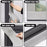 Window Sealing Strip Weather Stripping Tape Draft Stopper Insulation Self-Adhesive for Door / Window Gaps - White - 6