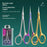 Curved Tip Cuticle Scissors for Nail Care Precision Trimming Manicure Tool Stainless Steel - Silver - 2