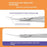 Curved Tip Cuticle Scissors for Nail Care Precision Trimming Manicure Tool Stainless Steel - Silver - 4