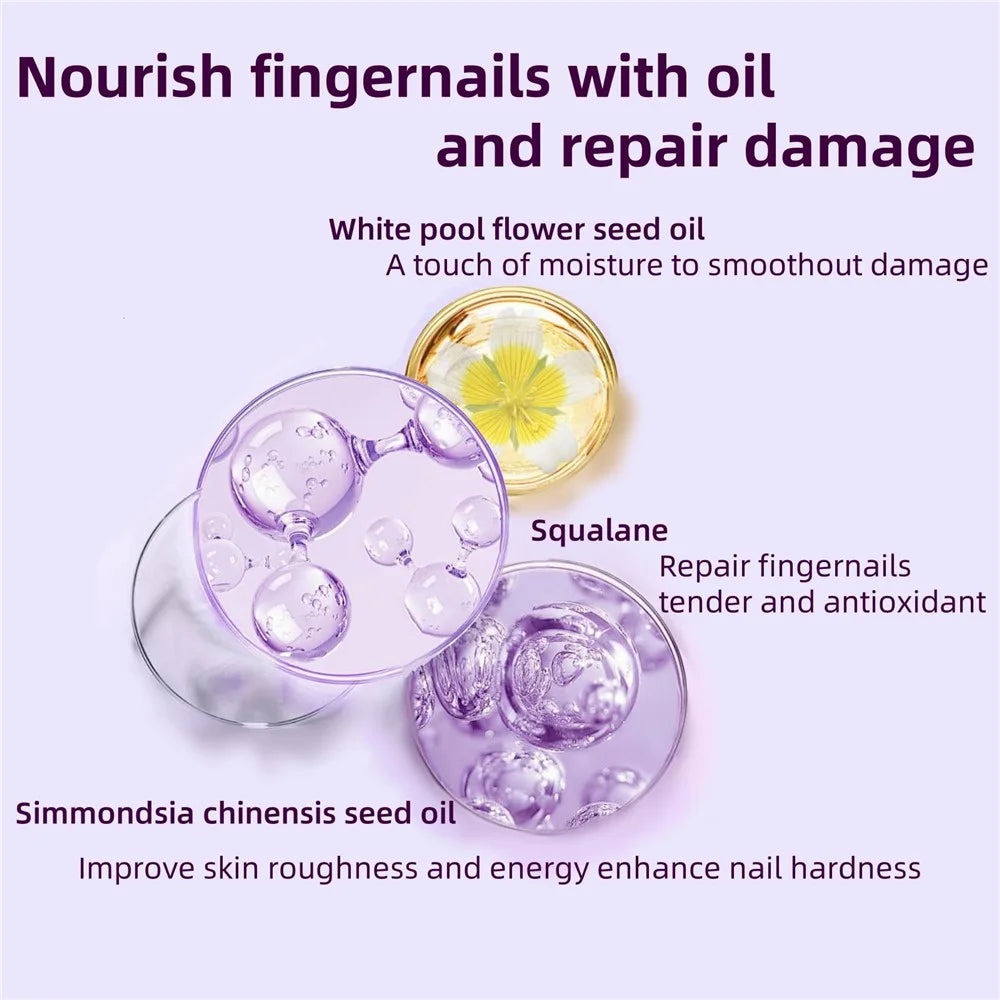 Nail Care Pen Cuticle Remover Hangnail Repair Tool Damaged Nail Treatment File Nourishing Oil for Nail Edge Moisturizing - 5