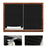 90 x 180cm Self Adhesive No Drill Pleated Blinds Non-Woven Semi-Blackout Shades for Conference Room  /  Study - Black - 2