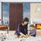 90 x 210cm Winter Thermal Insulated Magnetic Door Curtain No Drilling Rhombus Texture Windproof Doorway Screen - Coffee - Coffee - 7