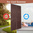 100 x 210cm Winter Thermal Insulated Magnetic Door Curtain No Drilling Rhombus Texture Windproof Doorway Screen - Coffee - Coffee - Coffee - 5
