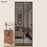 80 x 210cm Magnetic Screen Door Curtain Mesh Insect Barrier No Drilling Privacy Divider for Kitchen / Bedroom - Black - 1