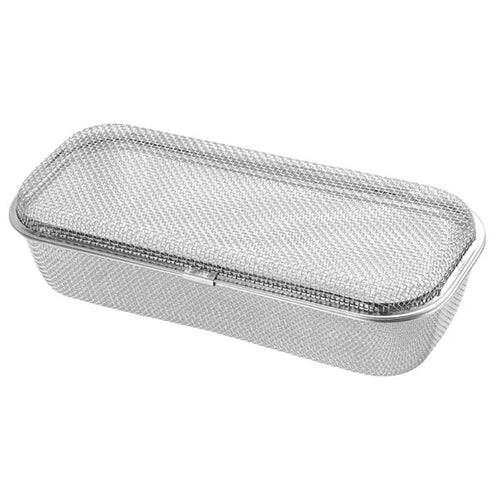 SUS304 Large Cutlery Sterilizing Basket Rust Resistant Fast Drainage Dishwasher Cutlery Storage Basket - Silver - 1