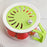 Double Layer Draining Box Large Capacity Fruit Washing Basket Detachable Washing Basket(BPA-Free) - Green - 1