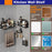 5Pcs / Set Carbon Steel Bathroom Storage Shelf Set Wall Mounted Washroom Organizer Set Punching Free - 5