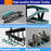 5Pcs / Set Carbon Steel Bathroom Storage Shelf Set Wall Mounted Washroom Organizer Set Punching Free - 6