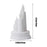 Electroplating LED Electronic Candle Light Rechargeable Flameless Candle Safe Convenient for Party Home Decor - White - 5