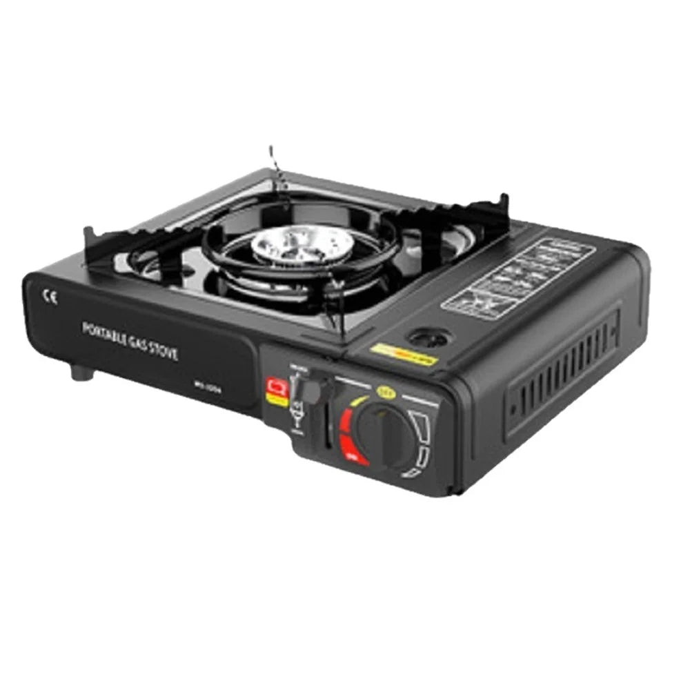 Portable Butane Gas Stove Dual-Use Camping Stove with Carry Bag for Outdoor Cooking  /  Hiking  /  Backpacking - 1