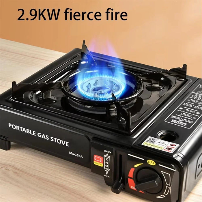 Portable Butane Gas Stove Dual-Use Camping Stove with Carry Bag for Outdoor Cooking  /  Hiking  /  Backpacking - 3