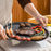 30cm Thickened Maifanite Non Stick Grill Pan Quick Heat Conduction Baking Tray Even Heat Distribution - Black - 7
