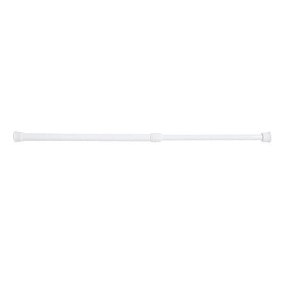 40-70CM Telescopic Tension Curtain Rod Wardrobe Clothes Hanger Rod No Drill Curtain Hanger Pole - 1