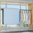 27MM Diameter 1.6-2.5M Extendable Clothesline Pole Stainless Steel Curtain Rod for Bathroom / Balcony - Original Color - 5