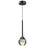 Crystal Moon Pendant Light 5W LED 3 Colors Light for Kitchen Bedroom Living Room - Black - 1