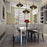 3-head Vintage Pendant Light for Kitchen Dining Bedroom Loft Russia Pendant Lamp Compatible with E27 Bulb (No Bulb) - 4