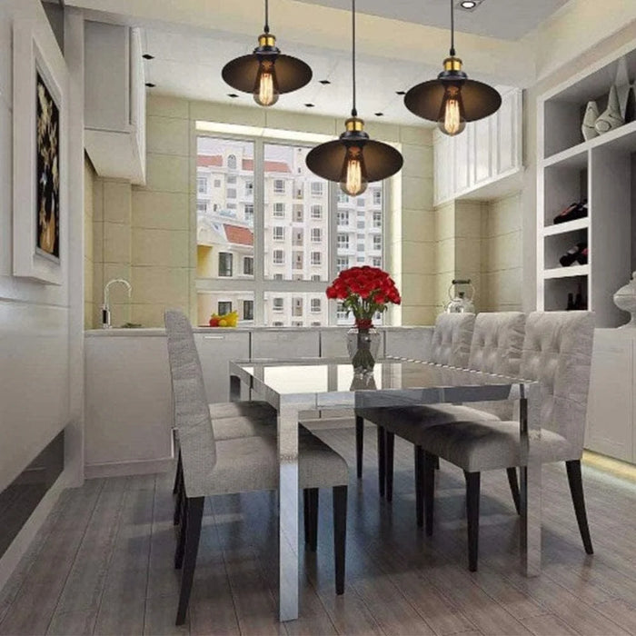 3-head Vintage Pendant Light for Kitchen Dining Bedroom Loft Russia Pendant Lamp Compatible with E27 Bulb (No Bulb) - 4